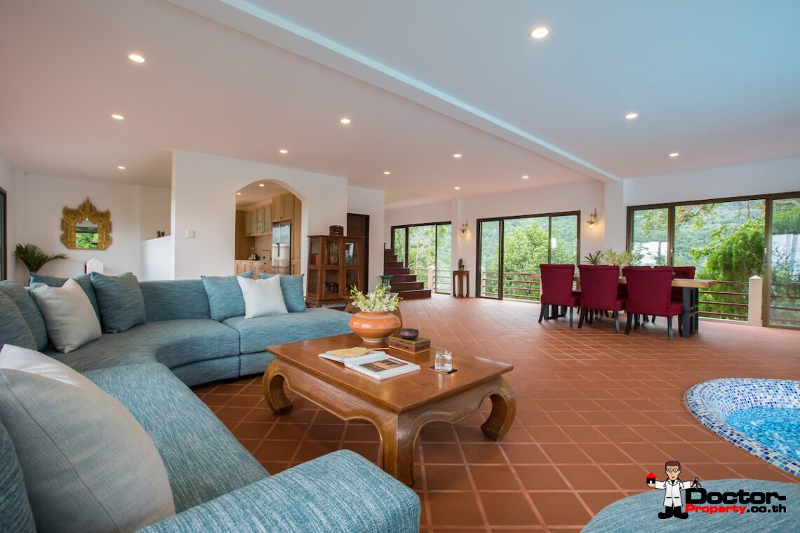 3 Bed Pool Villa with Seaview – Bang Por, Koh Samui – For Sale